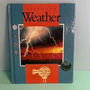 1992 Discover Weather Book, Author David A R Kristovich PHD, Reading Age 7+